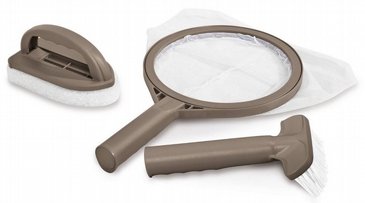 ערכת ניקוי לספא / גקוזי INTEX הכוללת רשת עמוקה, מברשת ניקוי ומברשת קרצוף, דגם 28004 ערכת ניקוי לספא / גקוזי INTEX הכוללת רשת עמוקה, מברשת ניקוי ומברשת קרצוף, דגם 28004