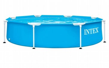 בריכת INTEX עמודים עגולה קוטר 244 עומק 51 דגם 28205 בריכת INTEX עמודים עגולה קוטר 244 עומק 51 דגם 28205