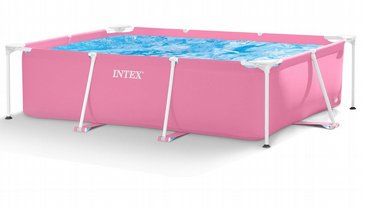 בריכת עמודים מלבנית 60*150*220 INTEX דגם 28266 בריכת עמודים מלבנית 60*150*220 INTEX דגם 28266