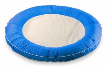 פוף אבוב זוגי איכותי צף בבריכה, עמיד לתנאי חוץ, מיוצר בישראל, דגם דונאט בגוון כחול פוף אבוב זוגי איכותי צף בבריכה, עמיד לתנאי חוץ, מיוצר בישראל, דגם דונאט בגוון כחול