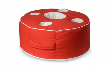 פוף מגש איכותי צף בבריכה, עמיד לתנאי חוץ, מיוצר בישראל, הכולל מחזיקי בקבוקים/כוסות/פחיות/פריטים קטנים, בגוון אדום פוף מגש איכותי צף בבריכה, עמיד לתנאי חוץ, מיוצר בישראל, הכולל מחזיקי בקבוקים/כוסות/פחיות/פריטים קטנים, בגוון אדום