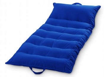 פוף מזרון איכותי צף בבריכה, עמיד לתנאי חוץ, מיוצר בישראל, דגם לגונה בגוון כחול פוף מזרון איכותי צף בבריכה, עמיד לתנאי חוץ, מיוצר בישראל, דגם לגונה בגוון כחול