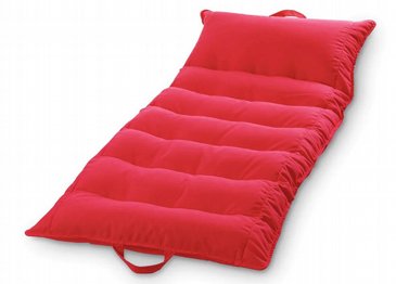 פוף מזרון איכותי צף בבריכה, עמיד לתנאי חוץ, מיוצר בישראל, דגם לגונה בגוון אדום פוף מזרון איכותי צף בבריכה, עמיד לתנאי חוץ, מיוצר בישראל, דגם לגונה בגוון אדום