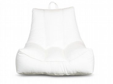 פוף כורסה איכותית צפה בבריכה, עמידה לתנאי חוץ, מיוצרת בישראל, דגם ונציה בגוון לבן פוף כורסה איכותית צפה בבריכה, עמידה לתנאי חוץ, מיוצרת בישראל, דגם ונציה בגוון לבן