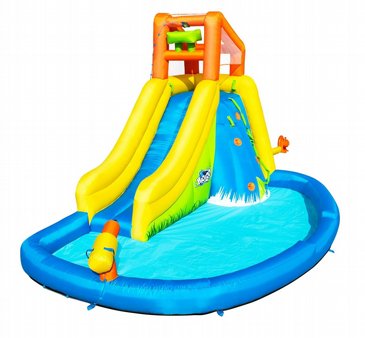 מתנפח מים הר מגה ספלאש הכולל מגלשה+קיר טיפוס+תותח מים 53345 Bestway H2OGo מתנפח מים הר מגה ספלאש הכולל מגלשה+קיר טיפוס+תותח מים 53345 Bestway H2OGo