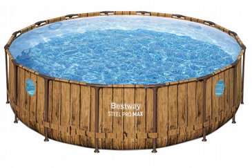 ערכת קלאסיק בריכת BESTWAY אולטרה עגולה דמוי עץ+4 חלונות בנויים, קוטר 488 עומק 122 Steel Pro Max דגם 56725C ערכת קלאסיק בריכת BESTWAY אולטרה עגולה דמוי עץ+4 חלונות בנויים, קוטר 488 עומק 122 Steel Pro Max דגם 56725C
