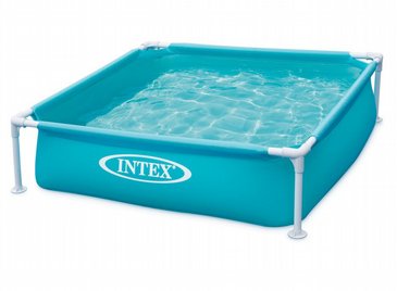 בריכת עמודים ריבועית 30*122*122 INTEX דגם 57173 בריכת עמודים ריבועית 30*122*122 INTEX דגם 57173