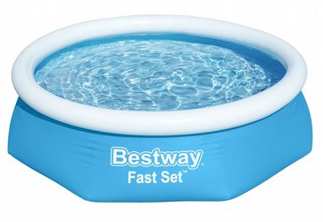בריכת הקמה מהירה (בריכת שפה מתנפחת) BESTWAY קוטר 244 עומק 61 דגם 57448 בריכת הקמה מהירה (בריכת שפה מתנפחת) BESTWAY קוטר 244 עומק 61 דגם 57448