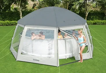 אוהל / גזיבו BESTWAY, לבריכה/ספא/ג'קוזי, 6X6, דגם 58612 אוהל / גזיבו BESTWAY, לבריכה/ספא/ג'קוזי, 6X6, דגם 58612