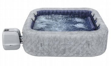 ג'קוזי מתנפח+נורות לד+כריות ראש+מושבים מתנפחים+הפעלה מהסמארטפון Lay-Z-Spa BESTWAY San Francisco Smart HydroJet Pro 7 דגם 6001Q ג'קוזי מתנפח+נורות לד+כריות ראש+מושבים מתנפחים+הפעלה מהסמארטפון Lay-Z-Spa BESTWAY San Francisco Smart HydroJet Pro 7 דגם 6001Q