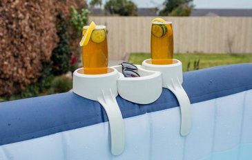 מחזיק כוסות/פחיות/בקבוקים אישיים + מגש BESTWAY לספא וגקוזי, דגם 58416 מחזיק כוסות/פחיות/בקבוקים אישיים + מגש BESTWAY לספא וגקוזי, דגם 58416