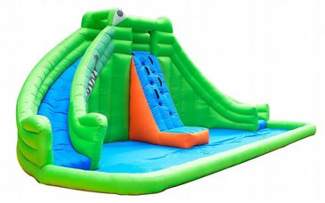 מתקן מים מתנפח הכולל 2 מגלשות+קיר טיפוס, דגם 63008 new time מבית דוקטור דולפין מתקן מים מתנפח הכולל 2 מגלשות+קיר טיפוס, דגם 63008 new time מבית דוקטור דולפין