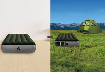 מיטה מתנפחת/מזרן מתנפח יחיד INTEX לשימוש חיצוני ופנימי DURA-BEAM Prestige Downy מק"ט 64106 מיטה מתנפחת/מזרן מתנפח יחיד INTEX לשימוש חיצוני ופנימי DURA-BEAM Prestige Downy מק"ט 64106