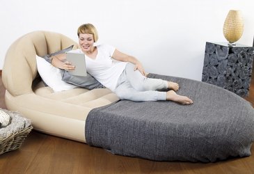 מיטה מתנפחת אובלית / מזרן מתנפח זוגי BESTWAY כולל תיק נשיאה, דגם 67397 מיטה מתנפחת אובלית / מזרן מתנפח זוגי BESTWAY כולל תיק נשיאה, דגם 67397