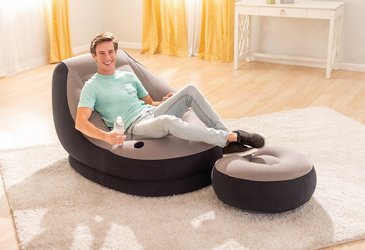 כורסה מתנפחת INTEX כולל הדום מתנפח, מקט 68564 כורסה מתנפחת INTEX כולל הדום מתנפח, מקט 68564