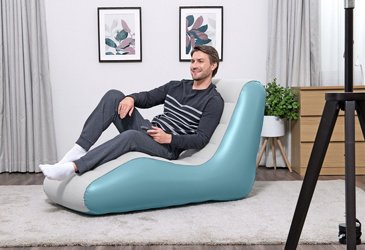 כורסה מתנפחת/שזלונג מתנפח BESTWAY לשימוש פנימי וחיצוני, מקט 75127 כורסה מתנפחת/שזלונג מתנפח BESTWAY לשימוש פנימי וחיצוני, מקט 75127