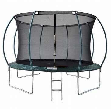 טרמפולינה/קפצית פייבר פרימיום לילדים/ות בקוטר 3.66 מטר/12FT הכוללת רשת הגנה חיצונית וסולם EUROLEAP טרמפולינה/קפצית פייבר פרימיום לילדים/ות בקוטר 3.66 מטר/12FT הכוללת רשת הגנה חיצונית וסולם EUROLEAP
