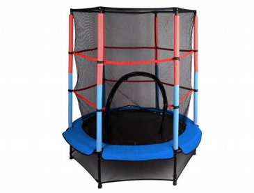טרמפולינה/קפצית צבעונית לילדים/ות בקוטר 1.40 מטר/"55 אינץ הכוללת רשת הגנה חיצונית טרמפולינה/קפצית צבעונית לילדים/ות בקוטר 1.40 מטר/"55 אינץ הכוללת רשת הגנה חיצונית